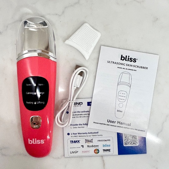 Bliss Ultrasonic Skin Scrubber - 3 Modes - Open Box/Unused - All Parts Included - Picture 2 of 5